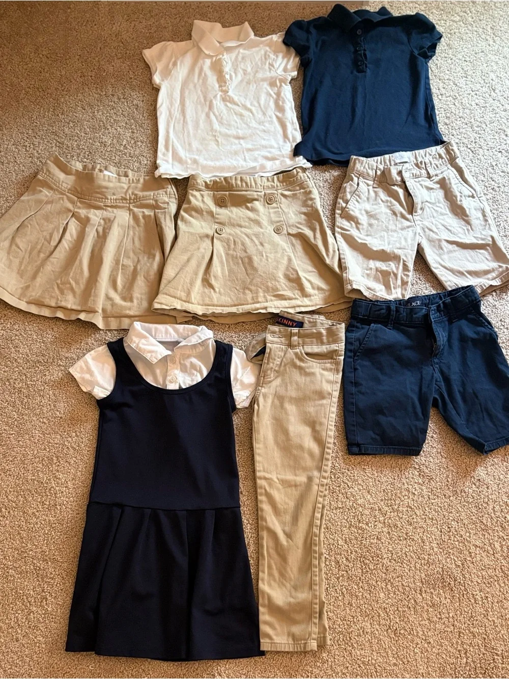 Girls Uniform Bundle Size 6/7 – 7-Piece Children’s Place Collection ✨
